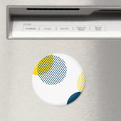 Aimant Art urbain abstrait moderne, simple, minimal et te (In Situ (Lave-vaisselle))