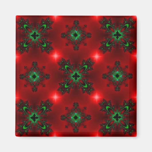 Aimant Artdeco de Noël en style rétro (Devant)