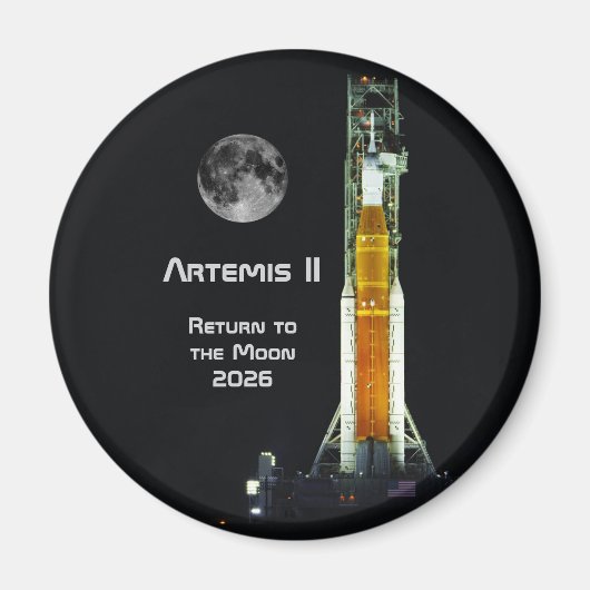 Aimant Artemis II Moon Mission (Devant)