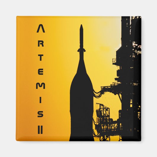 Aimant Artemis II to Launch Pad (Devant)