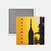 Aimant Artemis II vers la plateforme de lancement (Recto/Verso)