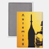 Aimant Artemis II vers l'aire de lancement (Recto/Verso)