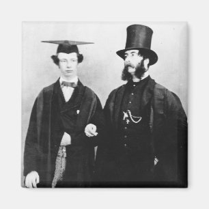 Aimant Arthur Munby et son père, c.1851