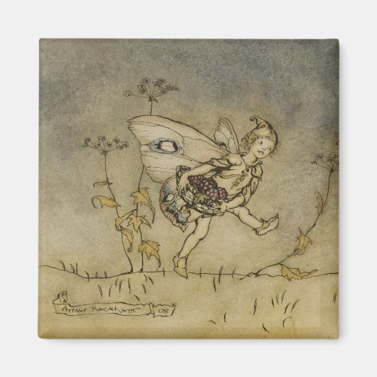 Aimant Arthur Rackham | Fairy, illustration de 'A Midsu (Devant)