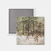 Aimant Arthur Rackham | Hiver à Kensington Gardens de (Recto/Verso)