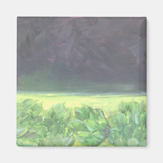 Aimant Artichoke field et Eggplant sky (Devant)