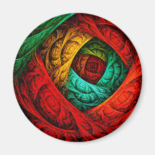 Aimant Artiste coloré moderne Art Abstrait Motif #09