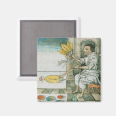 Aimant Artiste de plumes aztèques (Recto/Verso)