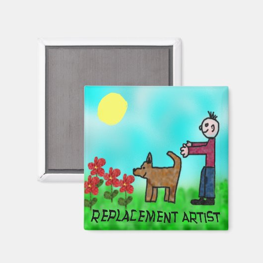 Aimant Artiste de remplacement (Recto/Verso)