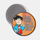 Aimant Artiste du tatouage (Recto/Verso)