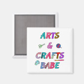 Aimant Arts et artisanat Babe (Recto/Verso)