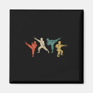 Aimant Arts Martiaux vintages Enfants Et Adultes Karate S