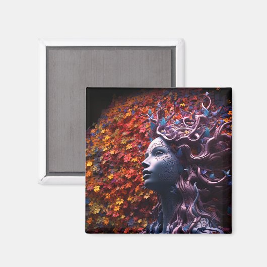 Aimant Artsy Lady (Recto/Verso)