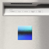 Aimant Artwork Abstrait noir bleu (In Situ (Lave-vaisselle))