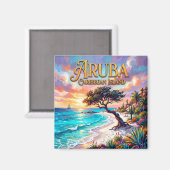 Aimant Aruba (Recto/Verso)