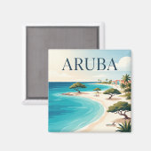 Aimant Aruba (Recto/Verso)