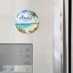 Aimant Aruba île caraïbe néerlandaise souvenir de voyage
