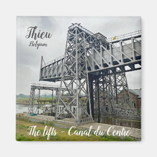Aimant Ascenseur à bateaux de Thieu en Belgique