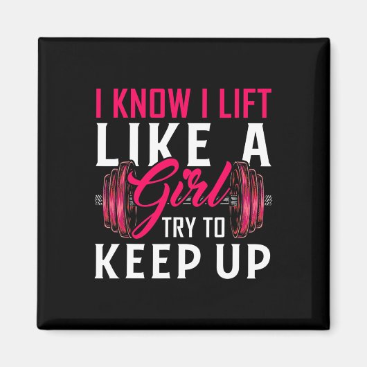 Aimant Ascenseur Comme Une Fille Bodybuilding Weight Trai (Devant)