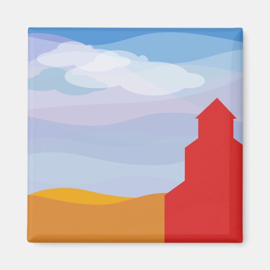 Aimant Ascenseur de grain de la Saskatchewan (Devant)