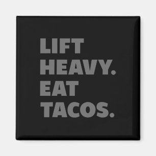 Aimant Ascenseur Lourd Manger Tacos Gym Entraînement Poid
