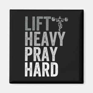 Aimant Ascenseur Lourd Prière Grave Salle de gym Jésus fo