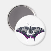 Aimant Asexual Flag Swallowtail (Recto/Verso)