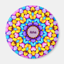 ASHA ~ Motif de Pâques personnalisé Fractal ~