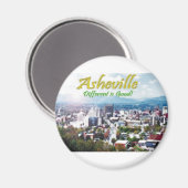Aimant Asheville...Différent est bon ! (Recto/Verso)