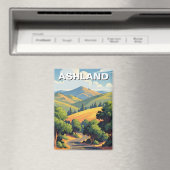 Aimant Ashland Oregon Travel Postcard (In Situ (Lave-vaisselle))