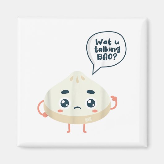 Aimant Asia Chinese Watcha Parle Bao De Siopao Dimsu (Devant)