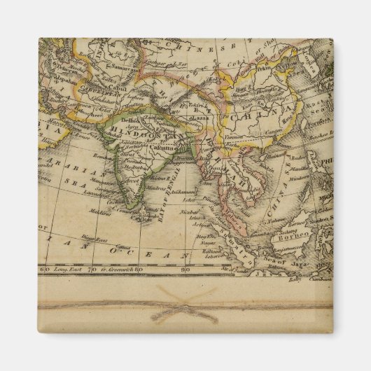 Aimant Asie, Afrique (Devant)