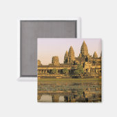 Aimant Asie, Cambodge, Siem Reap. Angkor Vat. (Recto/Verso)