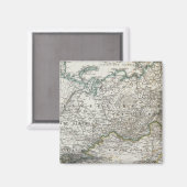 Aimant Asie du Nord et Asie centrale (Recto/Verso)