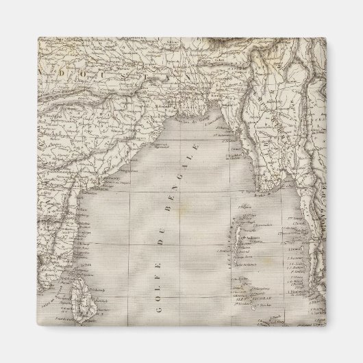 Aimant Asie du Sud, Inde (Devant)