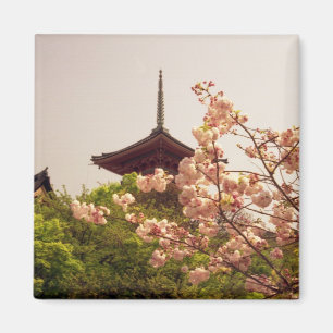 Aimant Asie, Japon, Kyoto, temple Kiyomizu au printemps