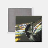 Aimant Asie, Malaisie, Melaka. Réflexions néon dans la vo (Recto/Verso)