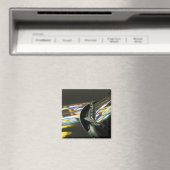 Aimant Asie, Malaisie, Melaka. Réflexions néon dans la vo (In Situ (Lave-vaisselle))