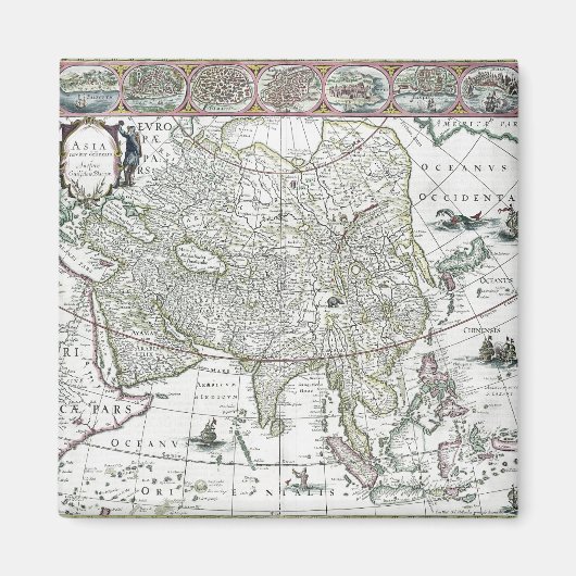 Aimant Asie noviter delineata, 1617 (Devant)