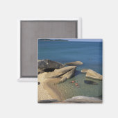 Aimant Asie, Thaïlande, Samui. Plage (Recto/Verso)