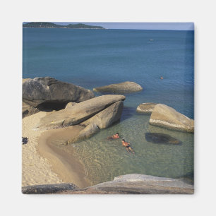 Aimant Asie, Thaïlande, Samui. Plage