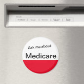 Aimant Ask Me About Medicare  (In Situ (Lave-vaisselle))