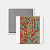 Aimant ASL Funky Je t'aime vraiment (Recto/Verso)