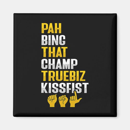 Aimant Asl Hand Gesture Deaf Hearing Loss Awareness 8  (Devant)