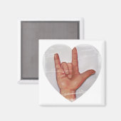 AIMANT ASL "JE VOUS AIME" CARDIAQUE #2 (Recto/Verso)