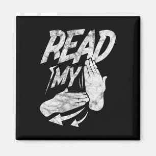 Aimant ASL Lire ma main Sourd Américain Signal Distr