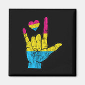 Aimant Asl Pride Perte d'audition générale Mois de sensib (Devant)