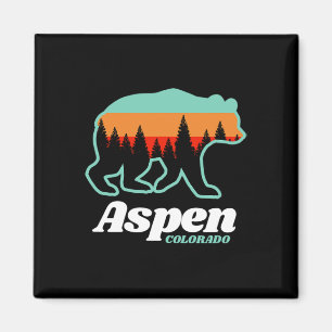 Aimant Aspen Colorado Ski Snowboard Ours