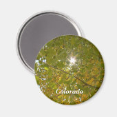 Aimant Aspen ensoleillé (Recto/Verso)