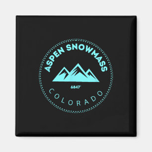 Aimant Aspen Snowm Colorado Mountain Town - Eleved Co S
